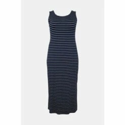 Oasis Plus Size Stripe Scoop Neck Maxi Dress For Female -Oasis Sales Store unnamed file 2204