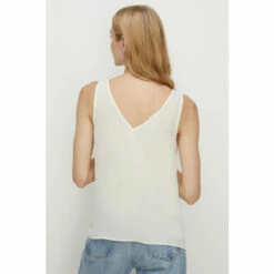 Oasis Essential Woven V Neck Vest For Female -Oasis Sales Store unnamed file 2228