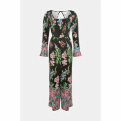 Oasis Placement Border Floral Jumpsuit For Female -Oasis Sales Store unnamed file 227