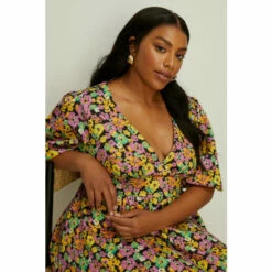 Oasis Plus Size Ditsy Floral Scuba Skater Dress For Female -Oasis Sales Store unnamed file 2271