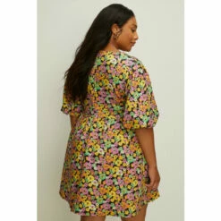 Oasis Plus Size Ditsy Floral Scuba Skater Dress For Female -Oasis Sales Store unnamed file 2272