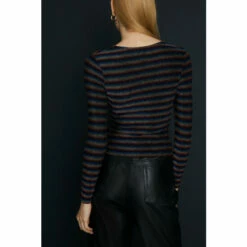 Oasis Shimmer Ruched Front Top For Female -Oasis Sales Store unnamed file 2327