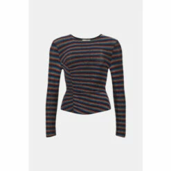 Oasis Shimmer Ruched Front Top For Female -Oasis Sales Store unnamed file 2328