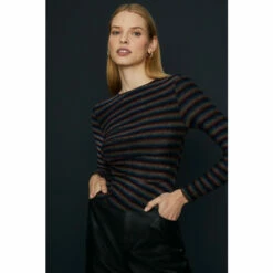 Oasis Shimmer Ruched Front Top For Female -Oasis Sales Store unnamed file 2329