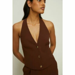 Oasis Halter Neck Tailored Top For Female -Oasis Sales Store unnamed file 2331