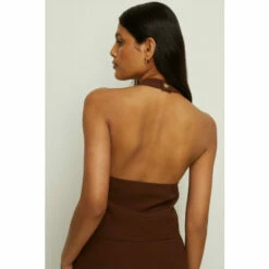Oasis Halter Neck Tailored Top For Female -Oasis Sales Store unnamed file 2332