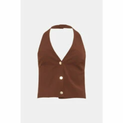 Oasis Halter Neck Tailored Top For Female -Oasis Sales Store unnamed file 2333