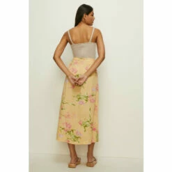 Oasis Tie Detail Floral Wrap Midi Skirt For Female -Oasis Sales Store unnamed file 2342
