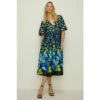 Oasis Petite Floral Puff Sleeve Scuba Midi Dress For Female -Oasis Sales Store unnamed file 2345