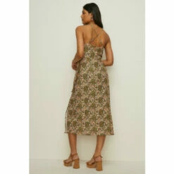 Oasis Petite Paisley Printed Linen Wrap Cami Dress For Female -Oasis Sales Store unnamed file 2352