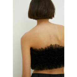 Oasis Frill Mesh Bandeau Top For Female -Oasis Sales Store unnamed file 2357