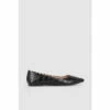 Oasis Scallop Edge Croc Flat For Female -Oasis Sales Store unnamed file 2365