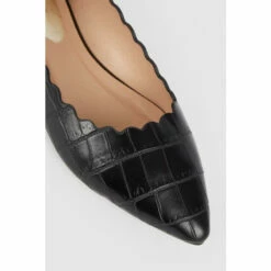 Oasis Scallop Edge Croc Flat For Female -Oasis Sales Store unnamed file 2367