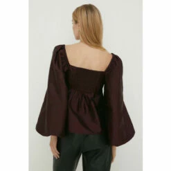 Oasis Rachel Stevens Taffeta Tie Front Top For Female -Oasis Sales Store unnamed file 2391