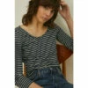Oasis Essential Cotton Stripe Scoop Neck Top For Female -Oasis Sales Store unnamed file 2406