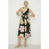 Oasis Petite Floral Cross Back Scuba Midi Dress For Female -Oasis Sales Store unnamed file 2429