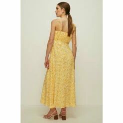 Oasis Petite Tie Shoulder Ditsy Pleat Bust Dress For Female -Oasis Sales Store unnamed file 2516