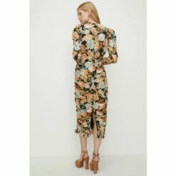 Oasis Bold Floral All Over Ruched Midi Dress For Female -Oasis Sales Store unnamed file 2537