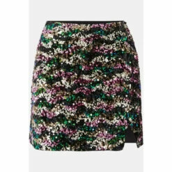 Oasis Premium Mixed Sequin Mini Skirt For Female -Oasis Sales Store unnamed file 2549
