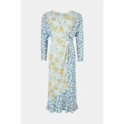 Oasis Slinky Jersey Patched Batwing Midi Dress For Female -Oasis Sales Store unnamed file 2554