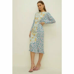 Oasis Slinky Jersey Patched Batwing Midi Dress For Female -Oasis Sales Store unnamed file 2555