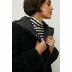 Oasis Quilted Lined Teddy Coat For Female -Oasis Sales Store unnamed file 2565