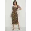 Oasis Floral Keyhole Front Mesh Midi Dress For Female -Oasis Sales Store unnamed file 2611