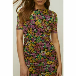 Oasis Floral Mesh Ruched Mini Dress For Female 8 Oasis Floral Mesh Ruched Mini Dress For Female -Oasis Sales Store unnamed file 2624