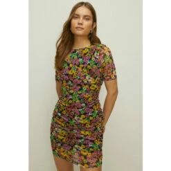 Oasis Floral Mesh Ruched Mini Dress For Female 11 Oasis Floral Mesh Ruched Mini Dress For Female -Oasis Sales Store unnamed file 2627