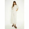 Oasis Cord Scallop Puff Sleeve Jumpsuit For Female -Oasis Sales Store unnamed file 264