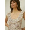 Oasis Petite Ruffle Scoop Neck Ditsy Broderie Dress For Female -Oasis Sales Store unnamed file 2642