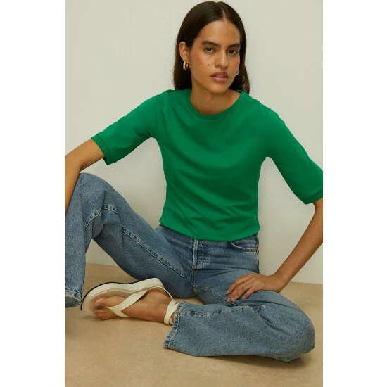 Oasis Crew Neck Short Sleeve T-shirt For Female 8 Oasis Crew Neck Short Sleeve T-shirt For Female - Image 6