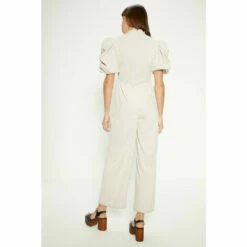 Oasis Cord Scallop Puff Sleeve Jumpsuit For Female -Oasis Sales Store unnamed file 266
