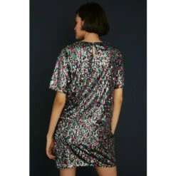 Oasis Sequin Mini Skirt For Female -Oasis Sales Store unnamed file 2678