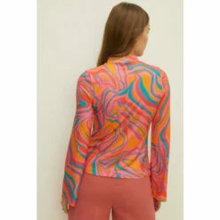 Oasis Petite Marble Rib Mock Neck Top For Female -Oasis Sales Store unnamed file 2698