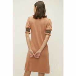 Oasis Ruffle Polo Stripe Dress For Female -Oasis Sales Store unnamed file 2733