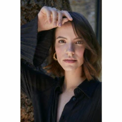 Oasis Plisse Flared Cuff Shirt Co-ord For Female -Oasis Sales Store unnamed file 2759