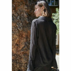 Oasis Plisse Flared Cuff Shirt Co-ord For Female -Oasis Sales Store unnamed file 2760