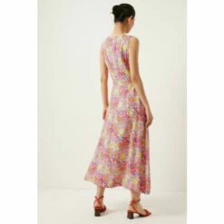 Oasis Ditsy Printed Linen Look Belted Midi Dress For Female -Oasis Sales Store unnamed file 2790