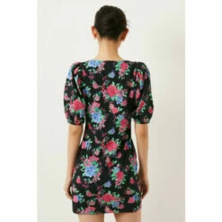 Oasis Floral Print Puff Sleeve Mini Dress For Female -Oasis Sales Store unnamed file 2800