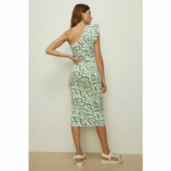 Oasis Jacquard One Shoulder Bodycon Knitted Midi Dress For Female -Oasis Sales Store unnamed file 2805