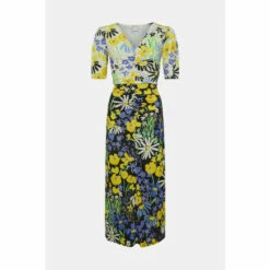 Oasis Slinky Jersey Floral Ruched Front Midi Dress For Female 11 Oasis Slinky Jersey Floral Ruched Front Midi Dress For Female -Oasis Sales Store unnamed file 2879