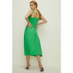 Oasis Tie Strap Wrap Midi Dress For Female -Oasis Sales Store unnamed file 2889