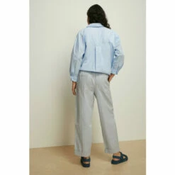 Oasis Stripe Turn Up Hem Trouser For Female -Oasis Sales Store unnamed file 2894