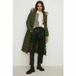 Oasis Longline Heat Seal Puffer Jacket For Female -Oasis Sales Store unnamed file 290