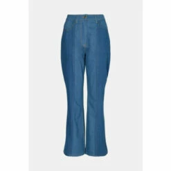 Oasis Two Tone Flared Jean For Female -Oasis Sales Store unnamed file 2900