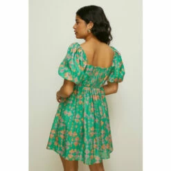 Oasis Aztec Printed Square Neck Mini Dress For Female -Oasis Sales Store unnamed file 2924