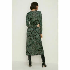 Oasis Jacquard Deep Plunge Maxi Dress For Female -Oasis Sales Store unnamed file 2974