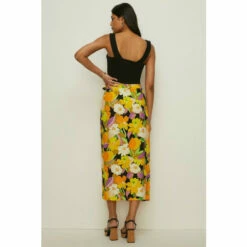 Oasis Petite Graphic Floral Tie Wrap Midi Skirt For Female -Oasis Sales Store unnamed file 3016