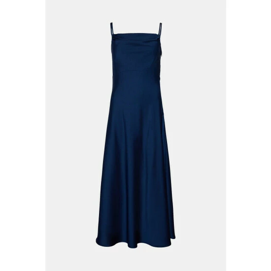 Oasis Cowl Double Strap Midi Dress For Female 6 Oasis Cowl Double Strap Midi Dress For Female - Image 4